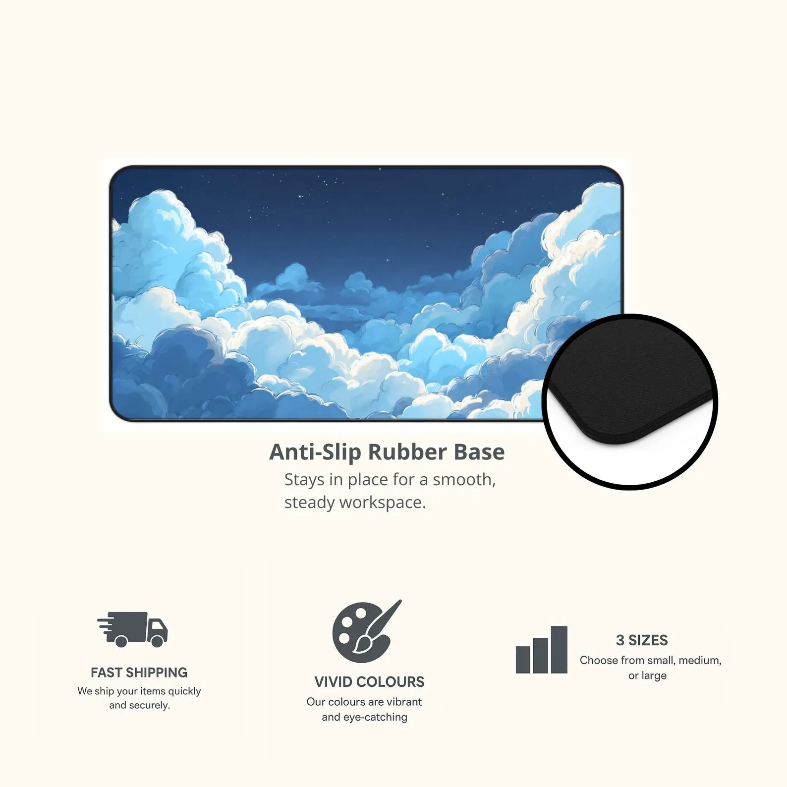 Cloud Oasis Desk Mat