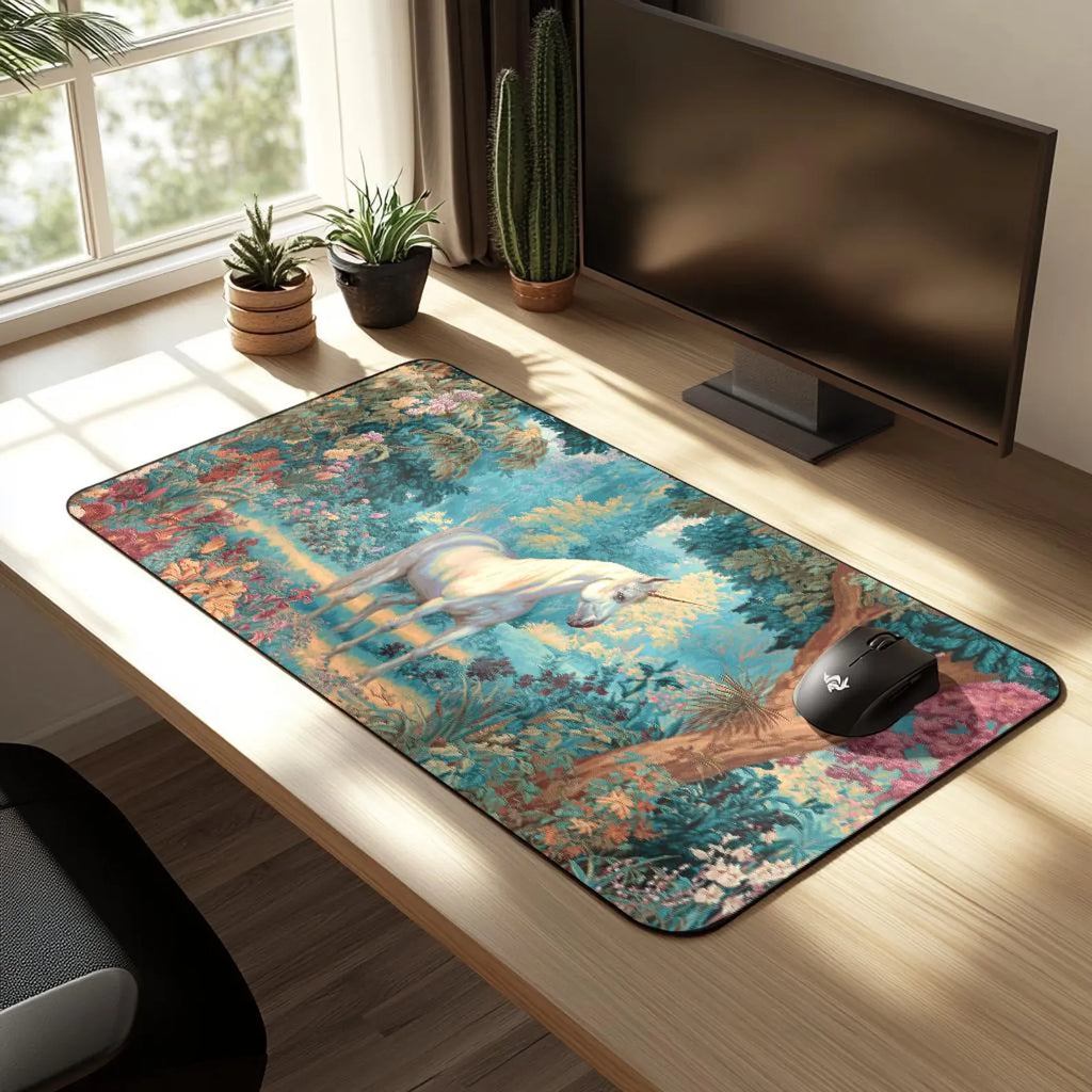 Medieval Unicorn Desk Mat