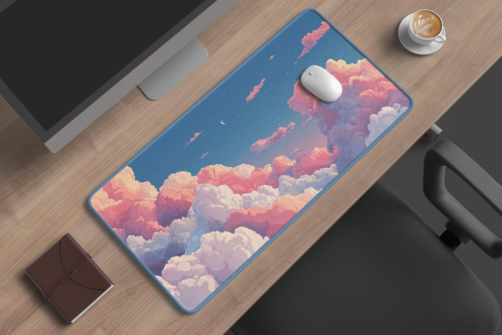 Pink Sky Desk Mat