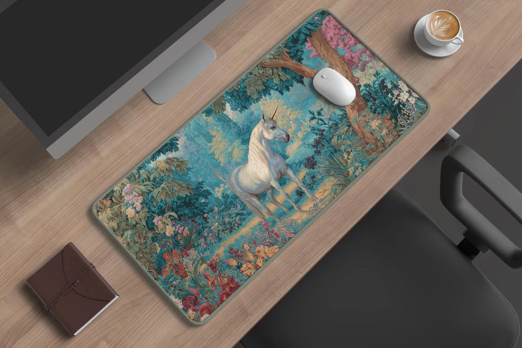 Medieval Unicorn Desk Mat