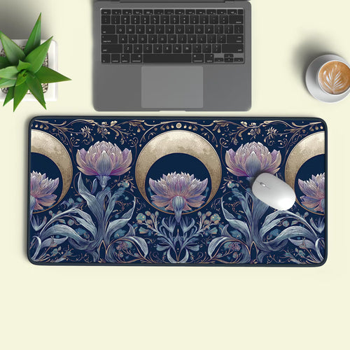 Celestial Flowers Desk Mat