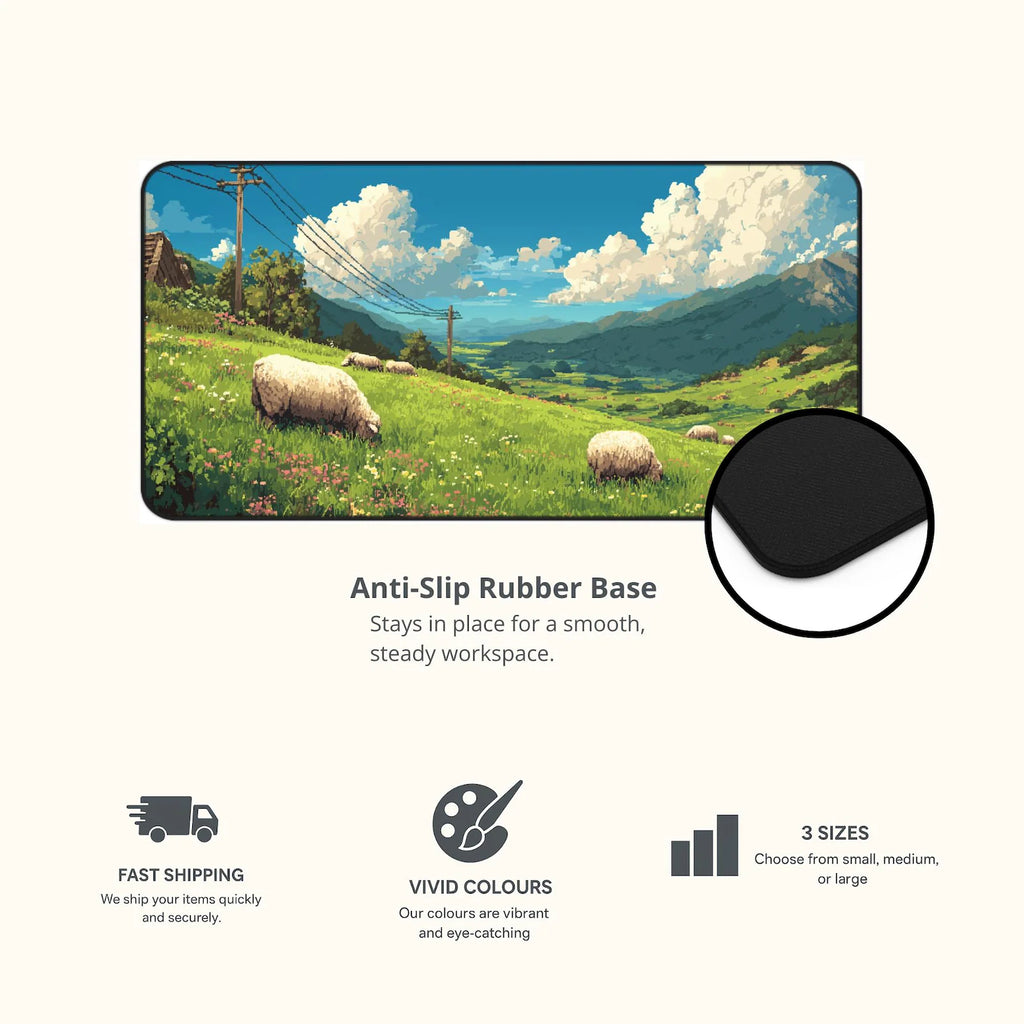 Sheep Valley Desk Mat