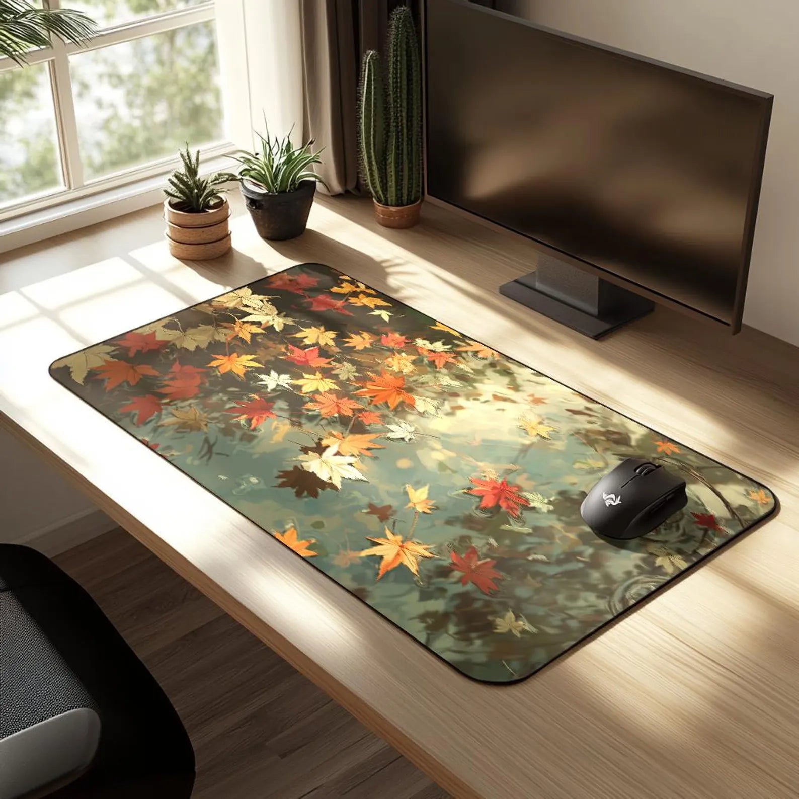 Fall Pond Desk Mat