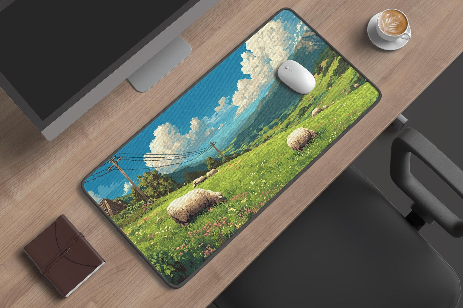 Sheep Valley Desk Mat